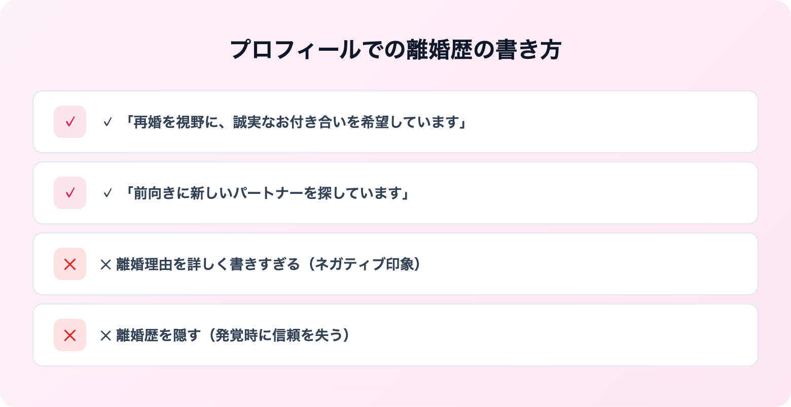 バツイチにおすすめのマッチングアプリ5選 | 解説画像