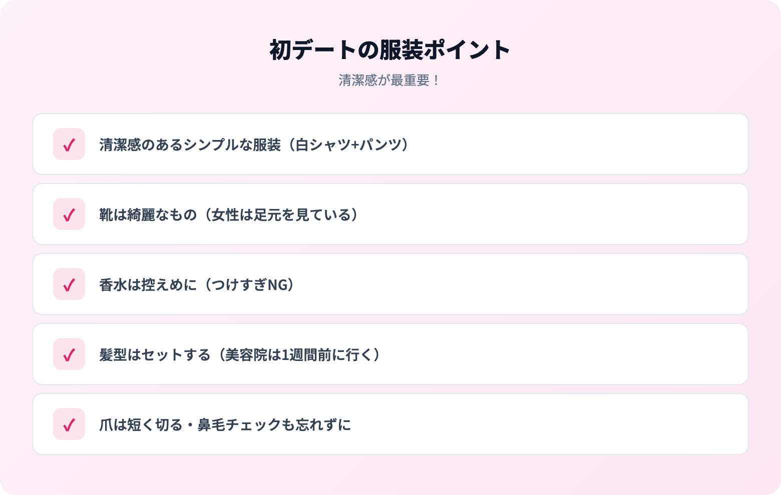 マッチングアプリの初デートおすすめ場所10選 | 解説画像