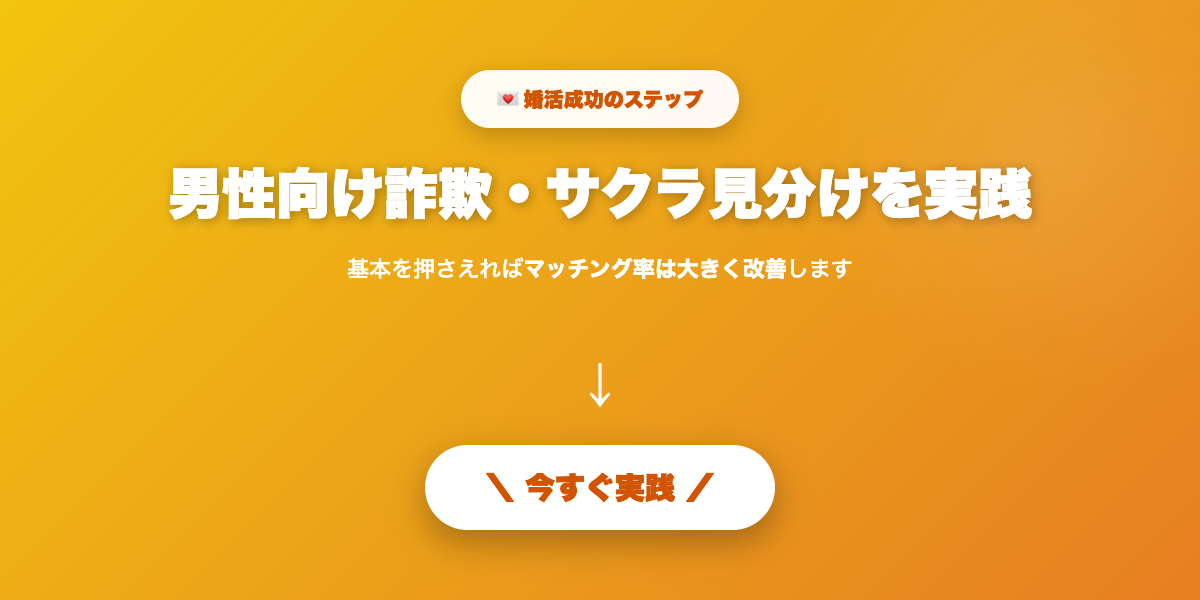 詐欺対策（男性）を実践